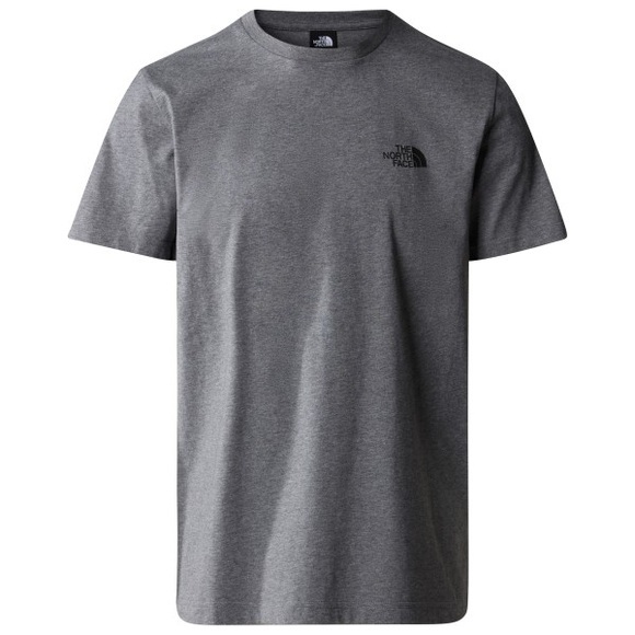 The North Face - S/S Simple Dome Tee - T-Shirt Gr M grau