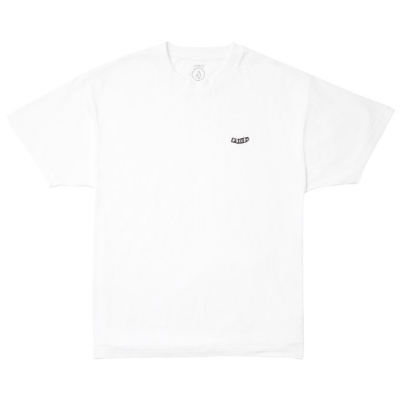 Volcom - Pistol Stone LSE S/S - T-Shirt Gr S weiß