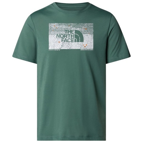 The North Face - Foundation Abstract Graphic Tee - T-Shirt Gr S türkis