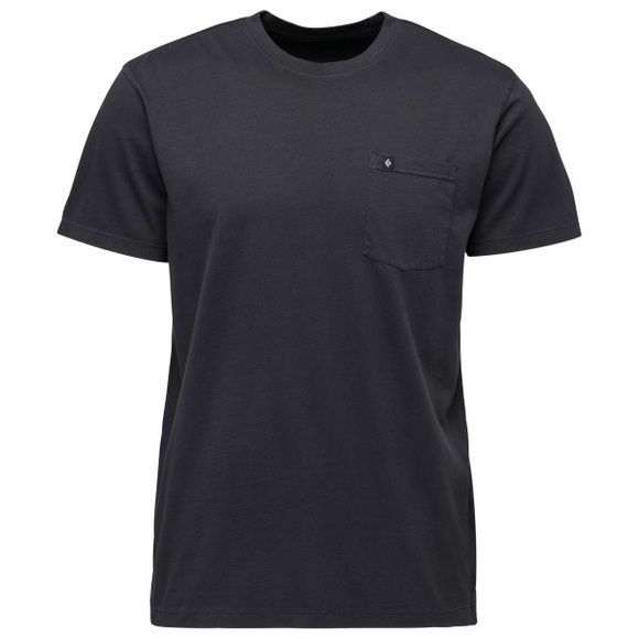 Black Diamond - Diamond Patch S/S Pocket Tee - T-Shirt Gr S schwarz/grau