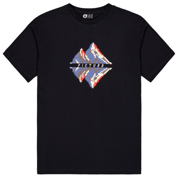 Picture - Taseko Tee - T-Shirt Gr S schwarz