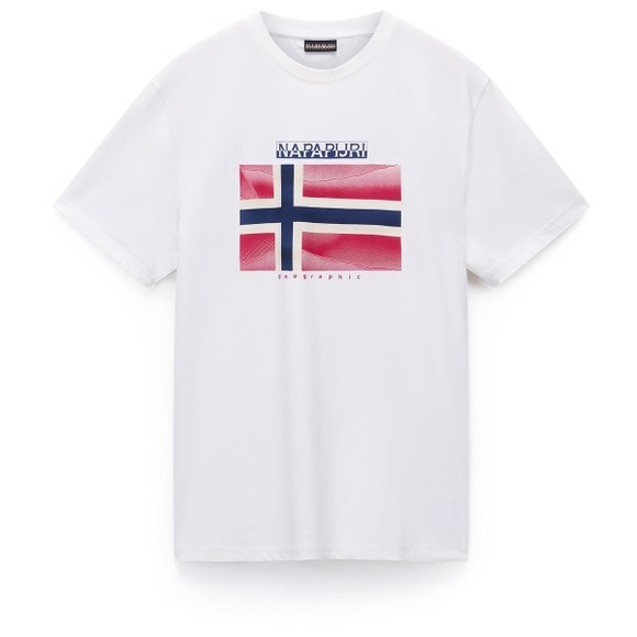 Napapijri - S-Lari S/S - T-Shirt Gr S weiß