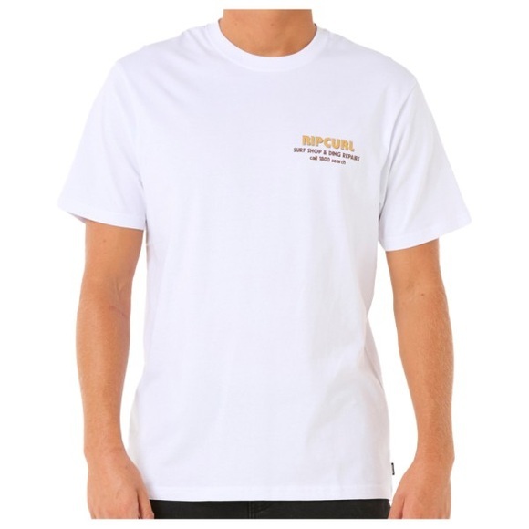 Rip Curl - Surf Revival Ding Repair Tee - T-Shirt Gr M weiß