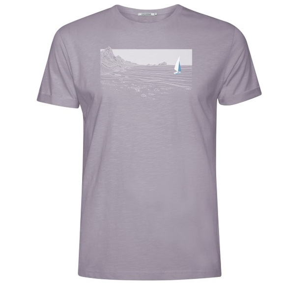 GreenBomb - Nature Cliffsail Roll T-Shirt - T-Shirt Gr L lila