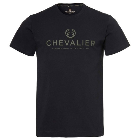 Chevalier - Chevalier Logo T-Shirt - T-Shirt Gr M schwarz