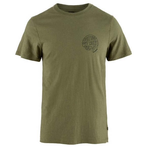 Fjällräven - Hemp Blend Out Here T-Shirt - T-Shirt Gr M oliv