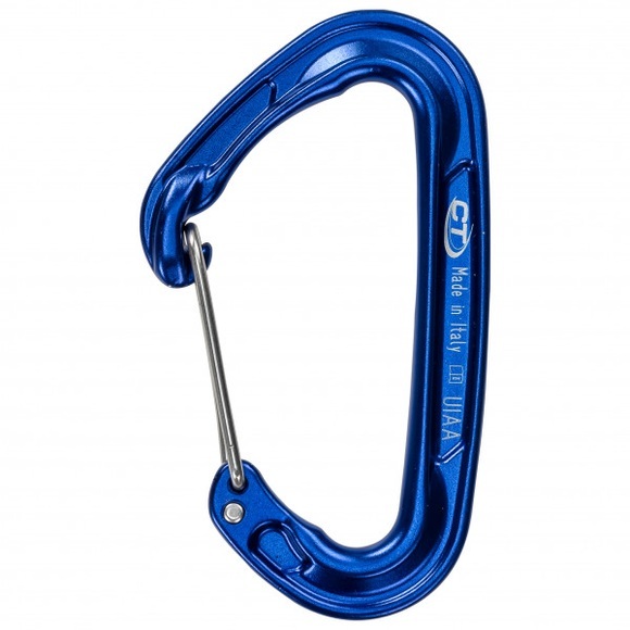 Climbing Technology - Fly-Weight Evo - Schnappkarabiner Gr Single blau