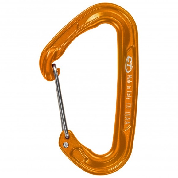 Climbing Technology - Fly-Weight Evo - Schnappkarabiner Gr Single braun/orange
