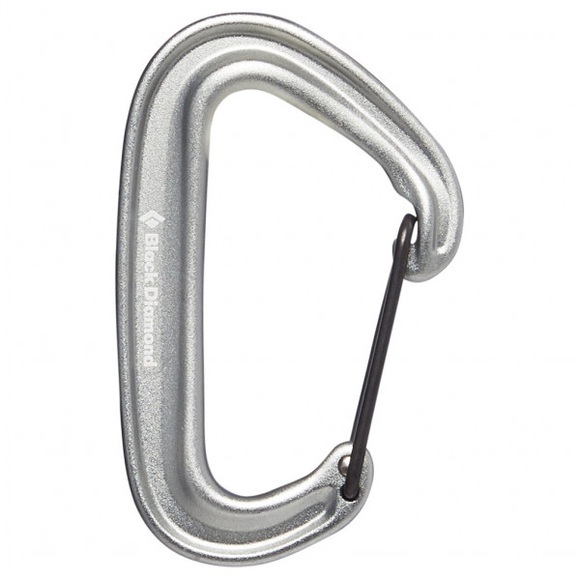 Black Diamond - Miniwire Carabiner - Schnappkarabiner grau