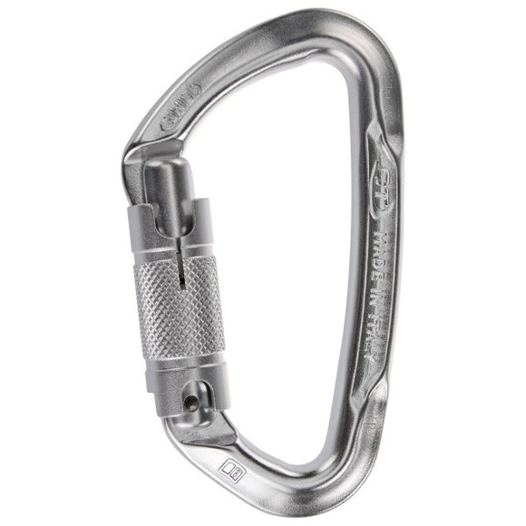 Climbing Technology - Lime WG - Schnappkarabiner Gr One Size grau