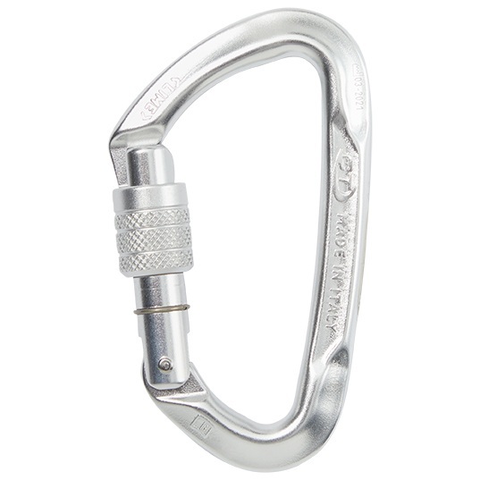 Climbing Technology - Lime Schrauber - Schraubkarabiner grau