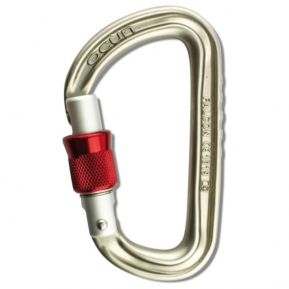 Ocun - Falcon Screw - Schraubkarabiner bunt;grau
