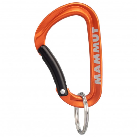 Mammut - Mammut Mini Carabiner Classic - Materialkarabiner Gr Small grau;türkis