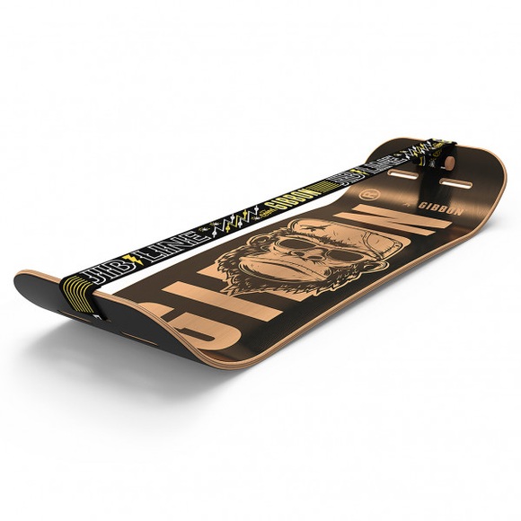 Gibbon Slacklines - Giboard Set - Slackline bonzo classic;caesar jib;roots rocker travel
