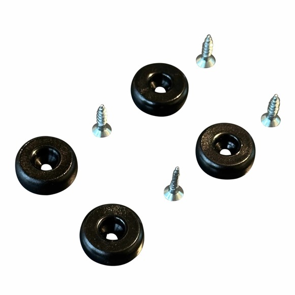 DAW/DSW Gleiter für Plastic & Fiberglas Stühle, Einsatzbereich kunststoffgleiter für teppichböden, Farbe schwarz