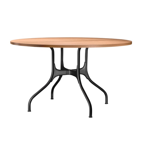 Milà Rundtisch , Tischplatte emperador marmor, Untergestell schwarz 5258