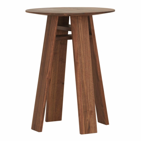 Bondt Beistelltisch, Holz esche weiss geölt, Grösse l: h. 60 cm, d. 45 cm