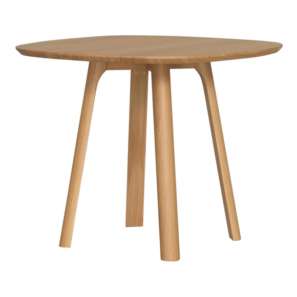 Rail Café Tisch, Holz amerikanischer nussbaum, Grösse b. 80 × t. 80 cm