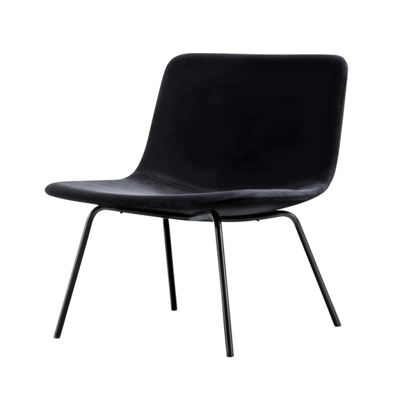 Pato 4362 Lounge Sessel , Bezug stoff remix3 - 643 deep red, Untergestell chrom