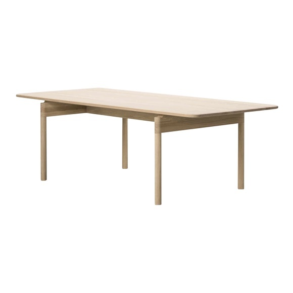 Post Table Tisch, Ausführung eiche hell, geölt, Grösse l. 320, b. 100 cm