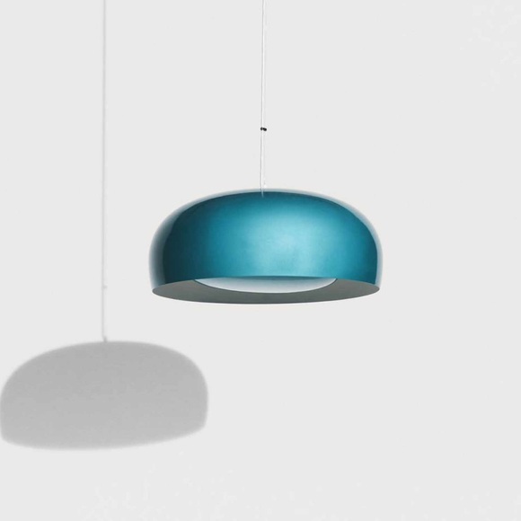 Brush Pendelleuchte, Farbe hellblau, Grösse small