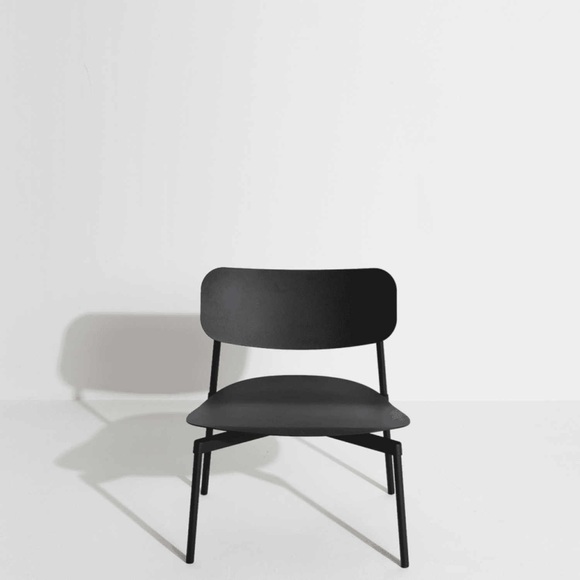 Fromme Lounge Chair Outdoor-Sessel, Farbe schwarz