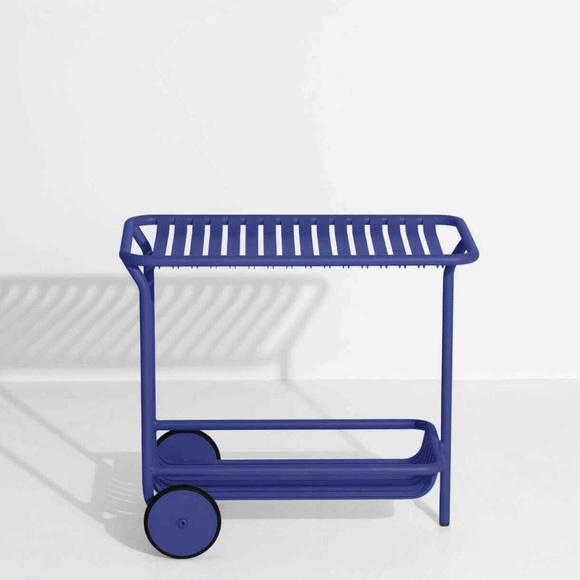 Week-End Trolley Servierwagen, Farbe blau