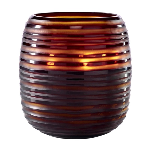 Sphere Duftkerze, Farbe amber, Grösse b. 19 x h. 20 cm, Duft sage