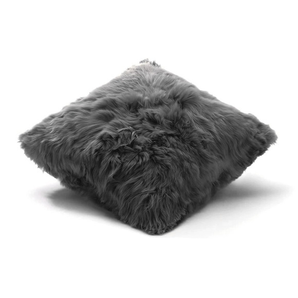 Kissen Mia, Grösse l. 60 x b. 40 cm, Ausführung double-sided, Farbe graphite grey