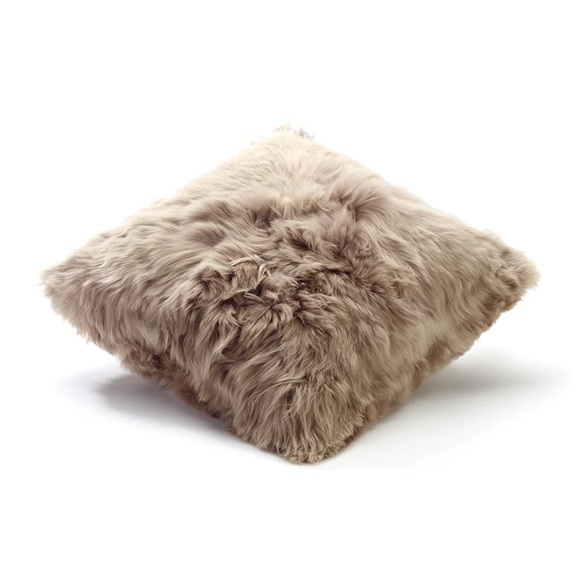 Kissen Mia, Grösse l. 40 x b. 40 cm, Ausführung double-sided, Farbe taupe