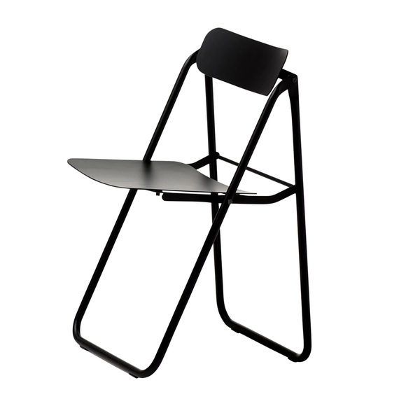 Con.fort Klappstuhl 2-er Set, Ausführung weiss ral 9016 / chromschrauben