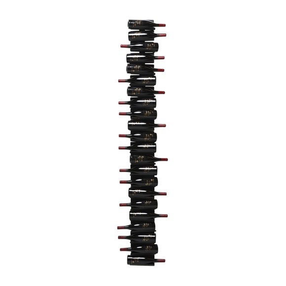 Ptolomeo Vino Wall Wand-Flaschenregal, Grösse h. 150 cm, Ausführung edelstahl