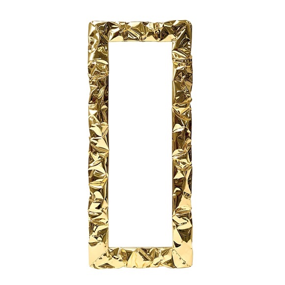Tab.u Mirror Spiegel, Grösse b. 80 x t. 8 x h. 190 cm, Ausführung gold - g