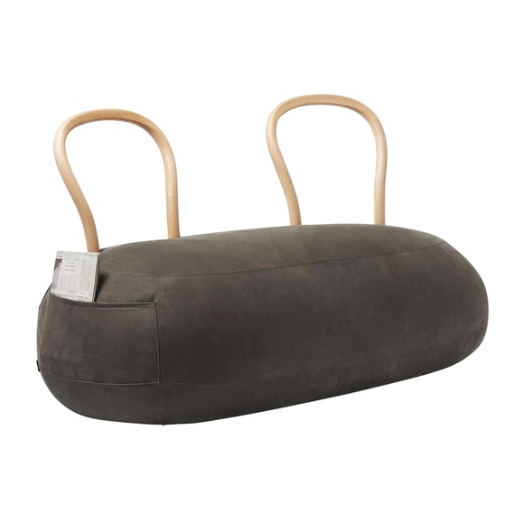 Yum Yum 2er Sofa, Stoff remix3 - medium grey 09