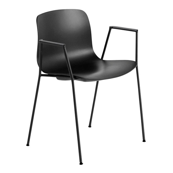 About a Chair AAC18 Stuhl, Sitz Polypropylen dusty mint 2.0 (recycled), Untergestell stahl, pulverbeschichtet weiss