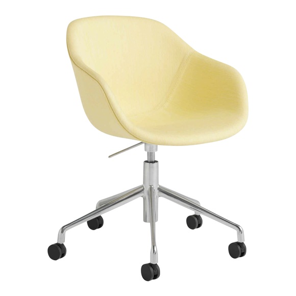 About a Chair AAC253 Bürostuhl, Stoff 0753 remix by kvadrat, Untergestell Aluminium poliert