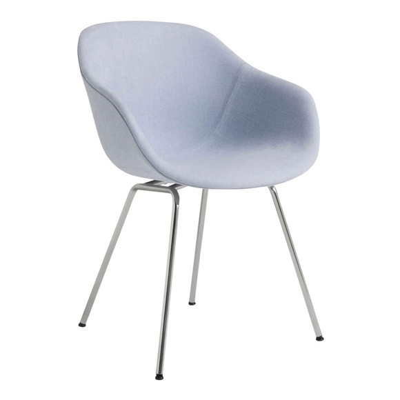 About a Chair AAC227 Stuhl, Stoff 0753 remix by kvadrat, Untergestell stahl, chrom
