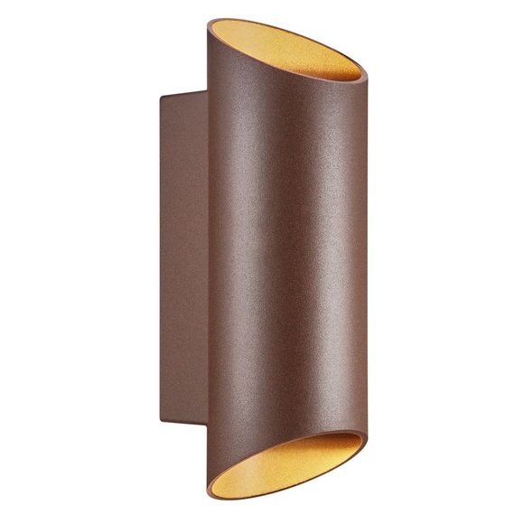 Nordlux Nico Außenbeleuchtung Wandleuchte Aluminium Rusty | Geeignet für 2x GU10