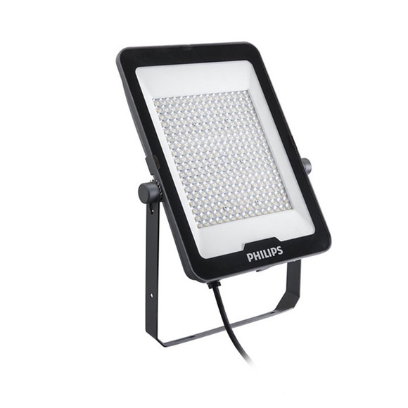 Philips LED-Scheinwerfer BVP165 Ledinaire Aluminium Grau 15W 15000lm 40x83D - 830 Warmweiß | IP65 - Asymmetrisch