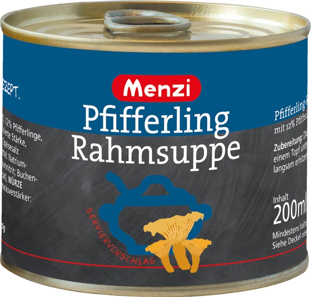 Pfifferling Rahmsuppe von MENZI, Sparpack mit 5 x 200ml