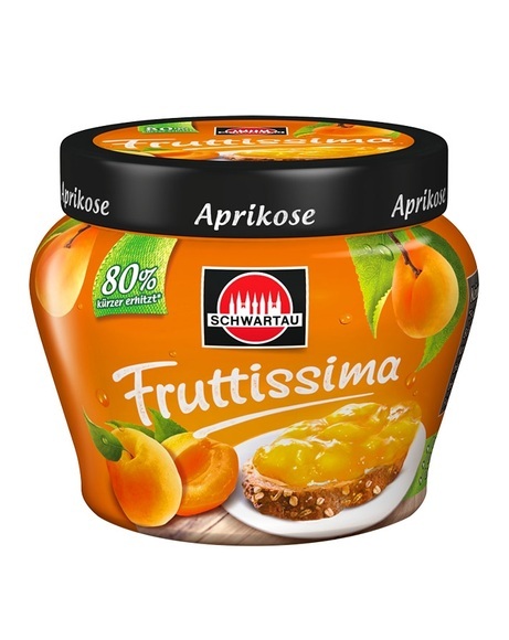 Schwartau Fruttissima Fruchtaufstrich Aprikose, 250 g