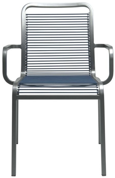 Stern Stapelsessel Oskar Aluminium Graphit
