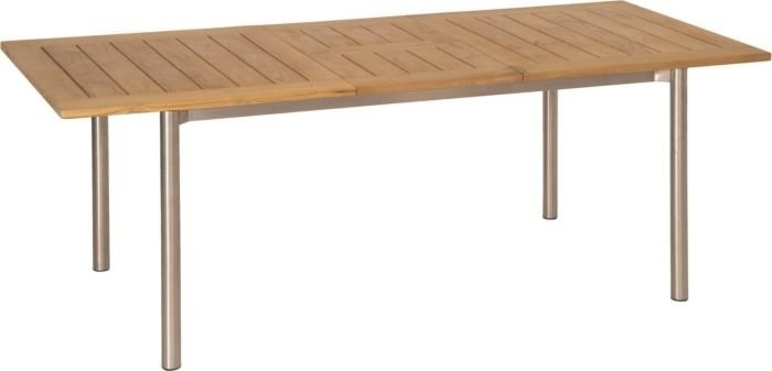 Stern Ausziehtisch Trinidad 160/210X90 cm Edelstahl Mit Teakplatte FSC-Zertifiziert