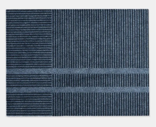 Heymat Løype Stormy Blue Fussmatte