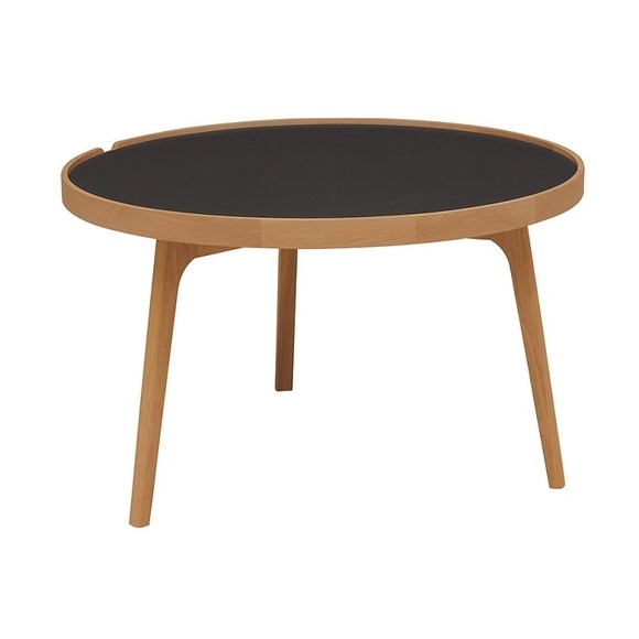 Hans K Racquet Sofatable Round 80cm Oak