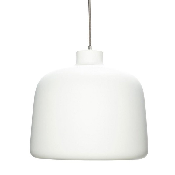 Huebsch Lampe, Aluminium, Weiss/Kupfer