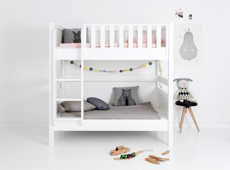 Sanders Fanny Etagenbett 90 x160 cm mit Gerader Leiter