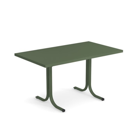 Emu Table System Tisch Mit Abnehmbarer Platte Und Eckiger Tischkante 80X140