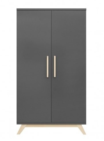 Bopita 2-Türiger Schrank Kyan Deep Grey/Natur