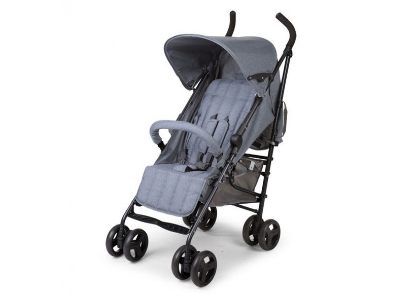 Childhome Buggy Multi Pos Canvas Grau RC+LB+FR